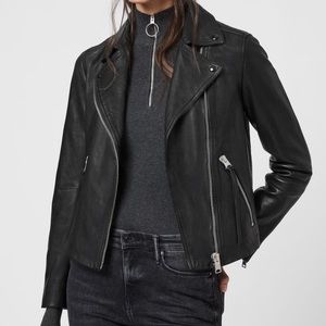NWT Allsaints Dalby leather jacket